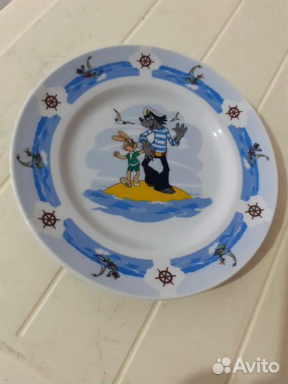Тарелки детские Ну Погоди и Белочка СССР