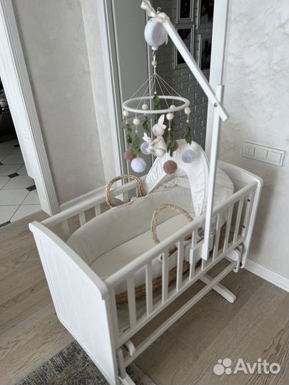 Люлька колыбель плетеная