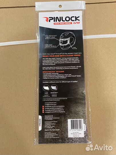 Пинлок pinlock Vas-V Arai