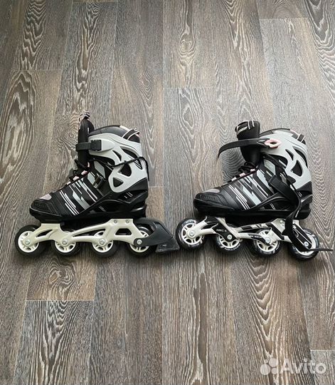 Женские ролики + комплект защиты