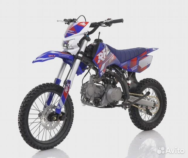 Питбайк Apollo Start 125LE 17/14 Синий под заказ