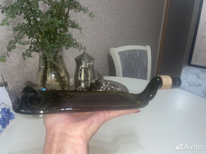 Тарелка бутылка сервировочная