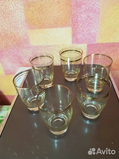 Чешское стекло, рюмки и фужеры СССР