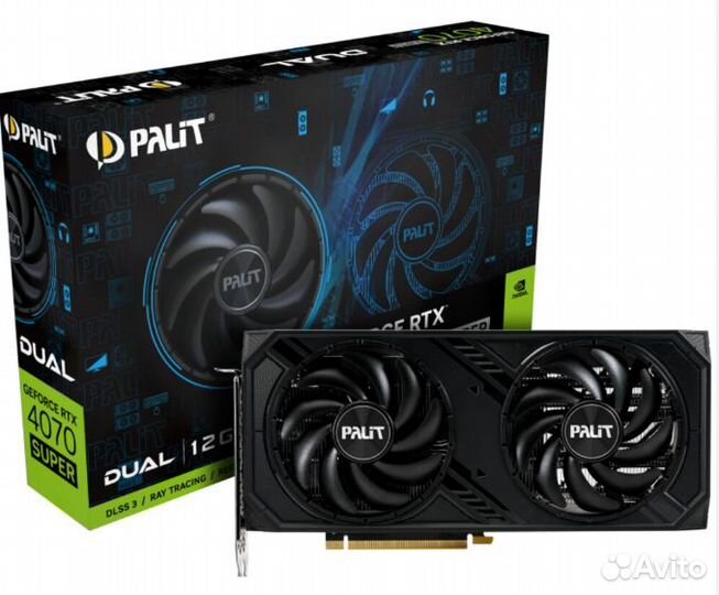 Видеокарта Palit RTX 4070 Super 12Gb новая