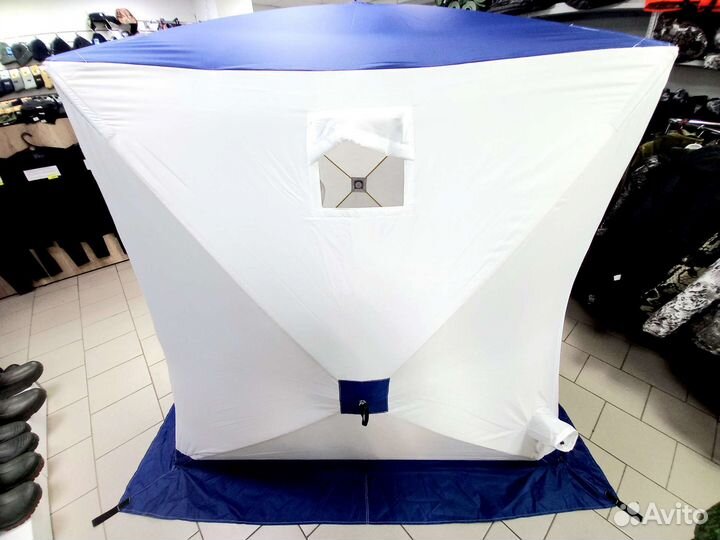 Палатка зимняя Куб 3-х слойная