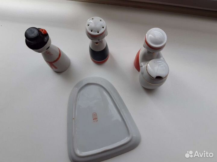 Фарфоровые наборы Рига СССР, Багемия СССР. Разное