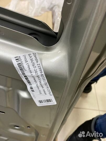 Дверь задняя левая Ларгус цвет Серый базальт 242