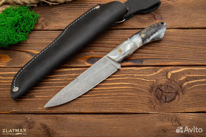 Златоустовский нож, сталь нержавеющая AUS10co