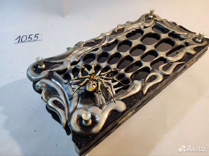 Нарды ручной работы со стеклом