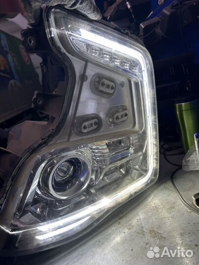 Фара левая шахман 6000