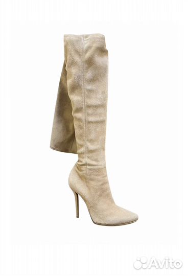 Сапоги женские ботфорты на высоком каблуке
