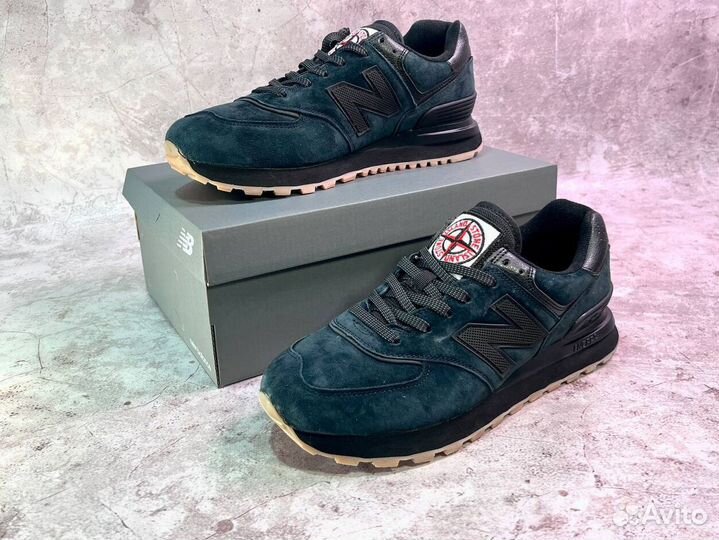 Кроссовки New Balance 574 Stone Island