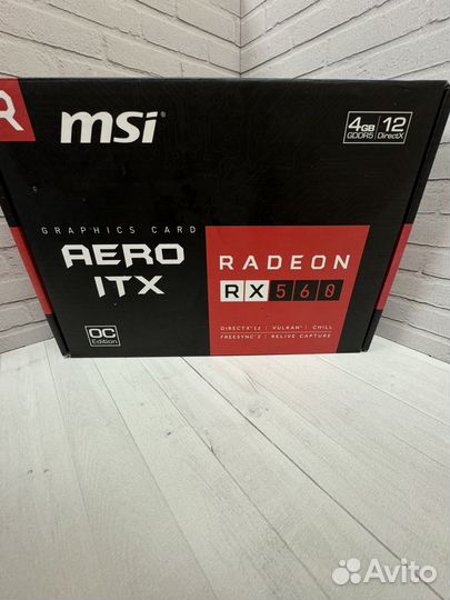 Видеокарта rx560 4gb MSI