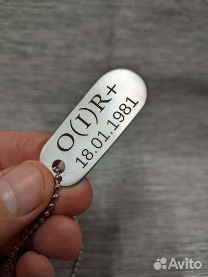 Армейские жетоны. Глубокая лазерная гравировка