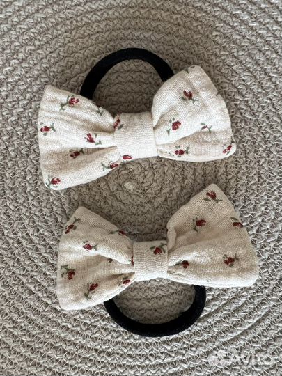Бантики из муслина