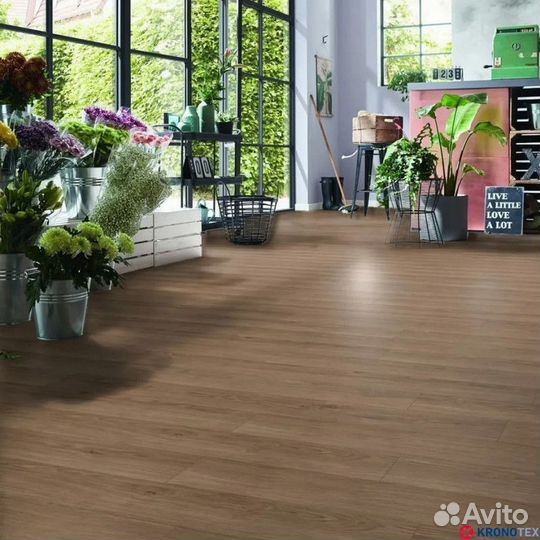 Ламинат Kronotex Robusto Дуб опаловый кофейный