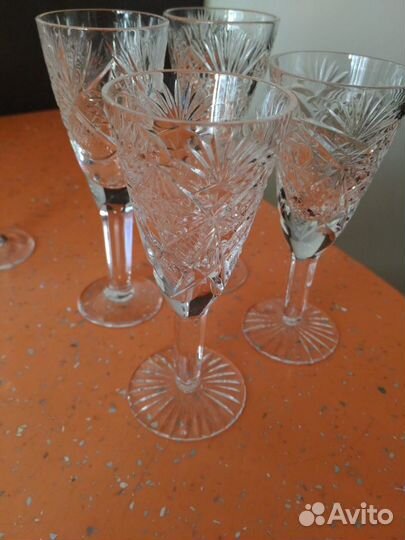 Хрустальные рюмки СССР