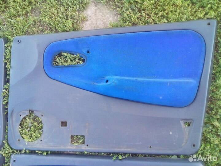 Обивки на ваз 2114 синие вставки