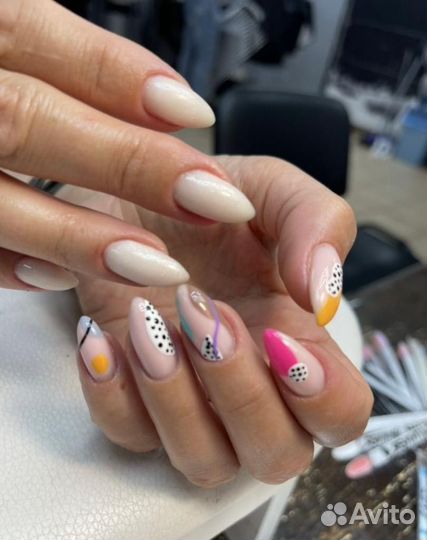 Маникюр Гель лак моделирование