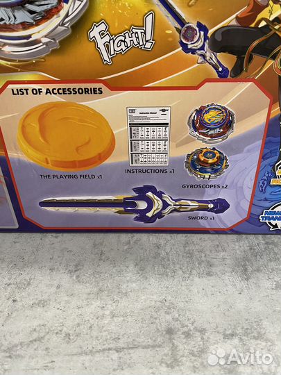 Инфинити Меч 2 волчка и арена как Infinity Nado