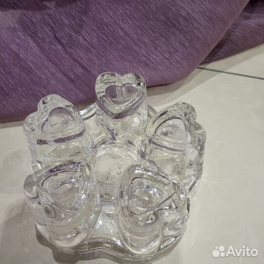 Чайник стеклянный с подставкой