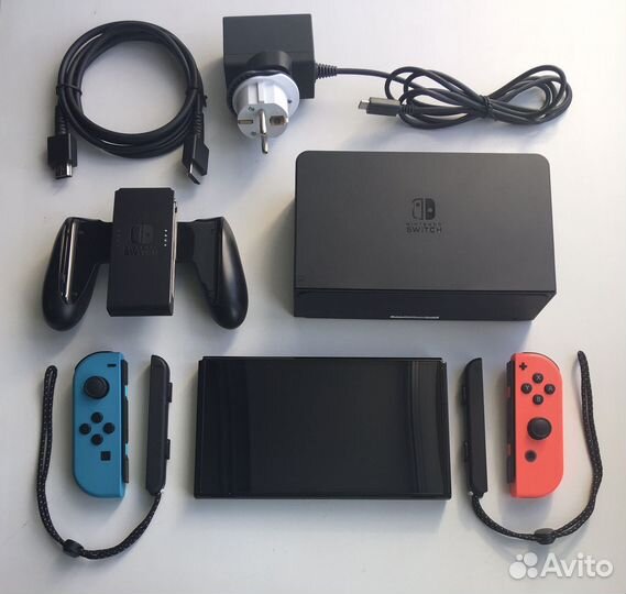 Nintendo Switch oled / прошит / идеал / комплект