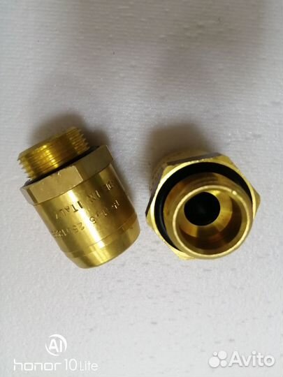 Фитинг прямой (латунь) 15-М22*1,5