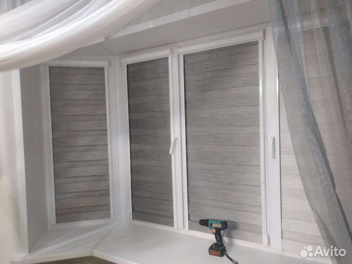 Рулонные шторы Зебра