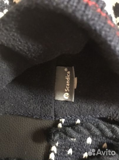 Шапка и шарф Scandica 54-56, зима, Эстония