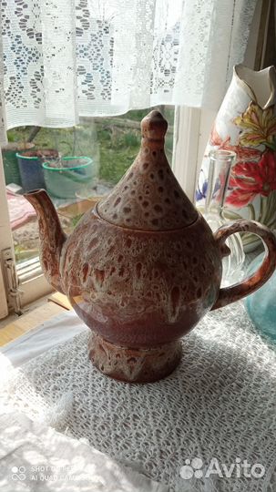 Чайник керамический глазированный