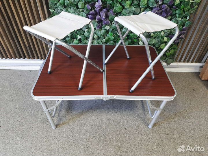 Стол складной 90 см с Табуретами
