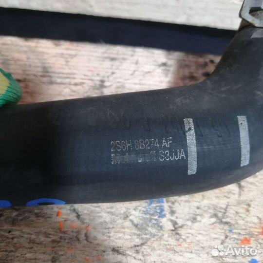 Патрубок радиатора верхний ford fusion