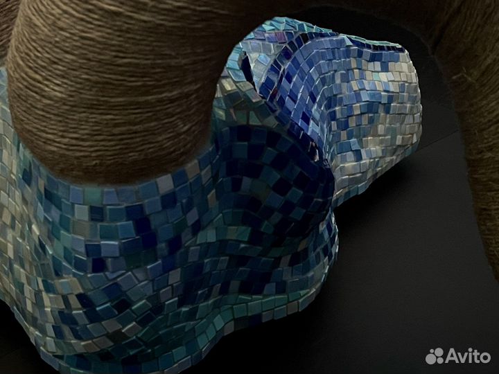 Череп с рогами. Мозаика. Панно. Декор