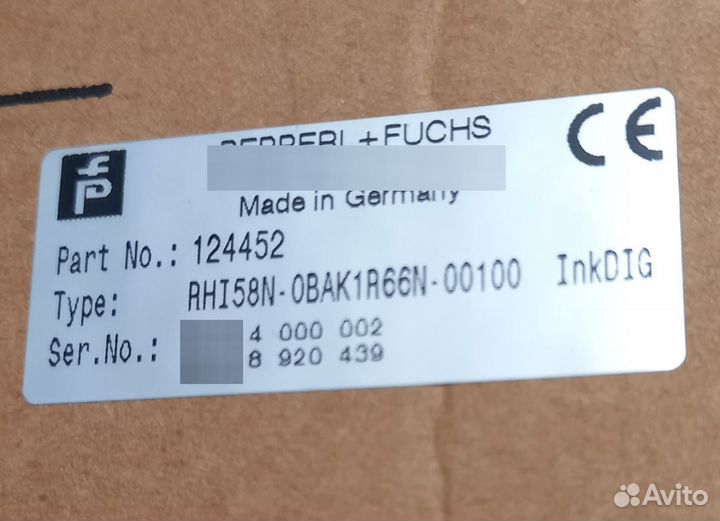 Энкодер инкрементальный RHI58N-0BAK1R66N-00100
