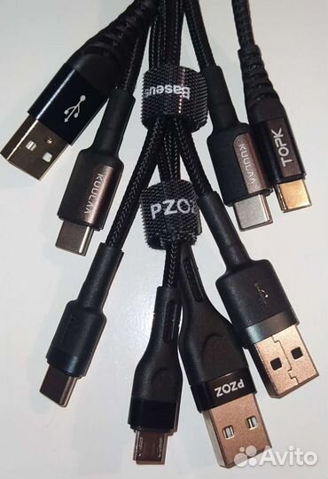 Кабель Micro USB,Tape-C,блок питания