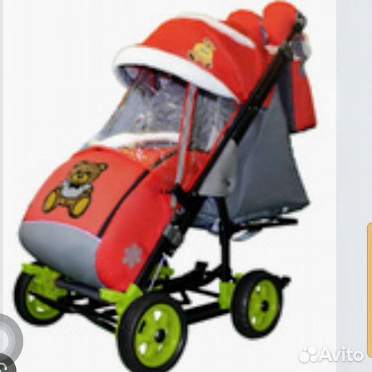 Детские санки коляска