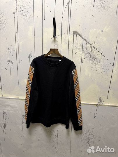 Свитшот Burberry Classic Black Logo Over Оригинал