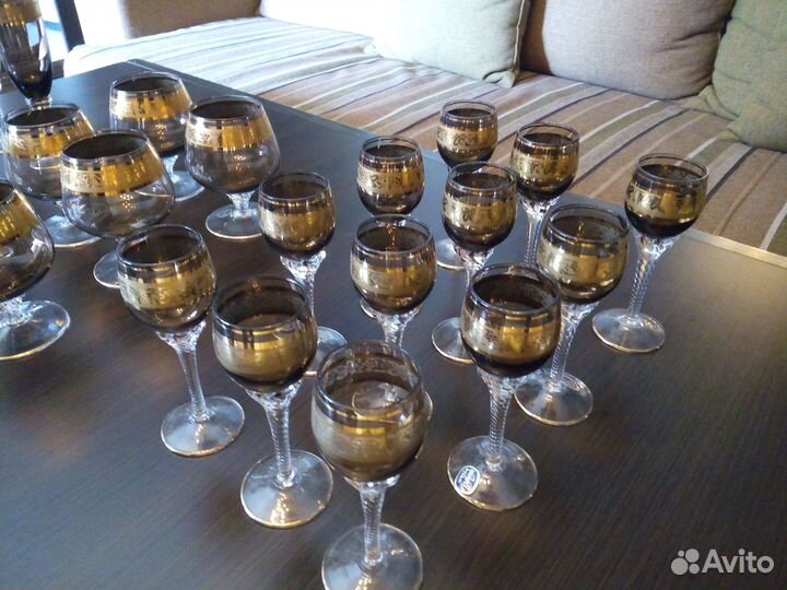 Набор фужеров/бокалов/стопки (Чехия)