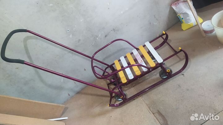 Детские санки с колесами