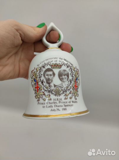 Колокольчик фарфор, 1981 год, Диана и Чарльз