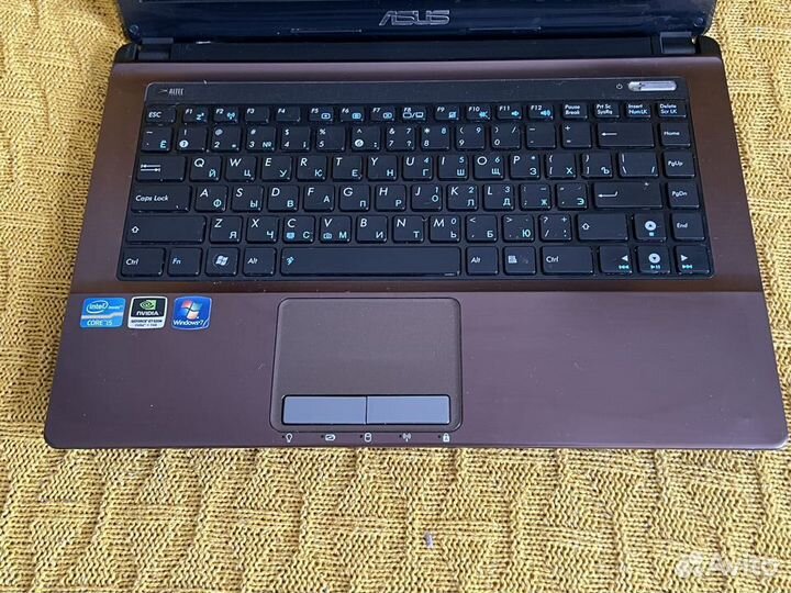 Asus на i5 + gt 520+ 6Гб + ssd диск 250Гб