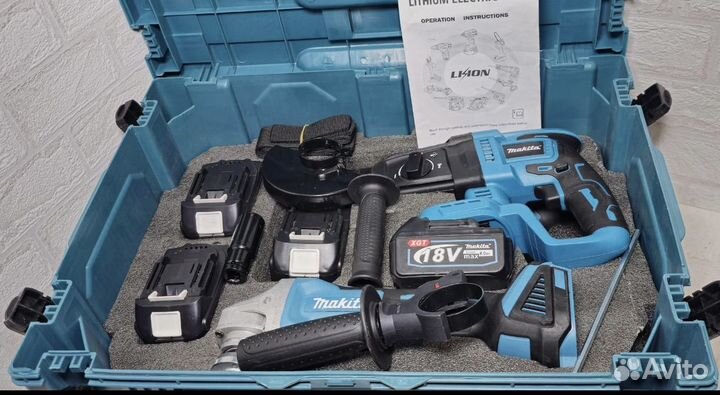 Набор аккумуляторного инструмента Makita 5в1
