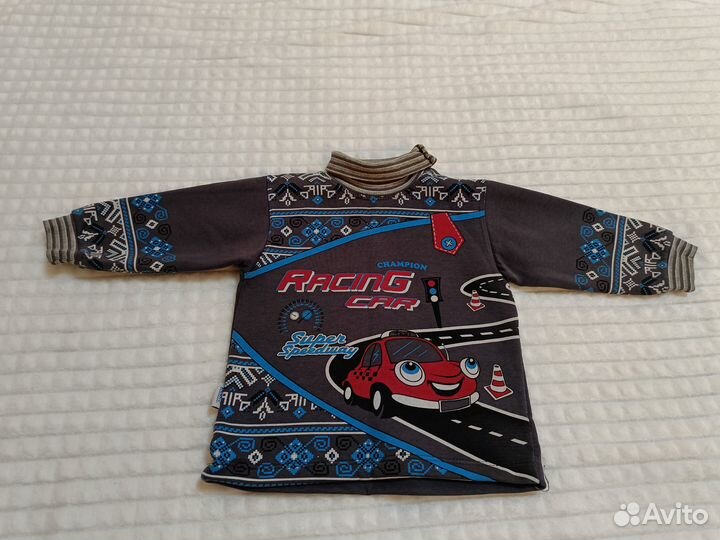 Водолазка с отворотом на кнопках 92р Турция