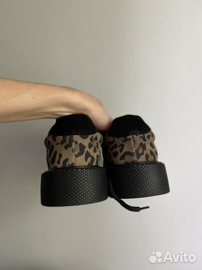 Кеды натуральная замша, р.36