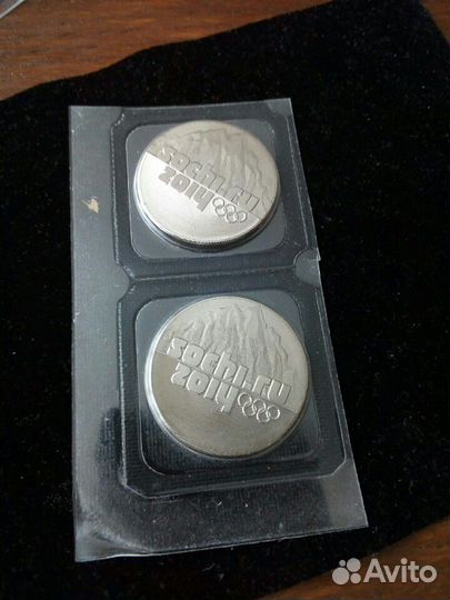 25 руб.олимпийские, в блистере