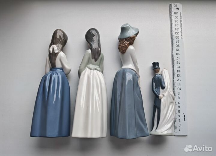 Фарфоровые статуэтки 90-е годы. NAO Llardo Испания