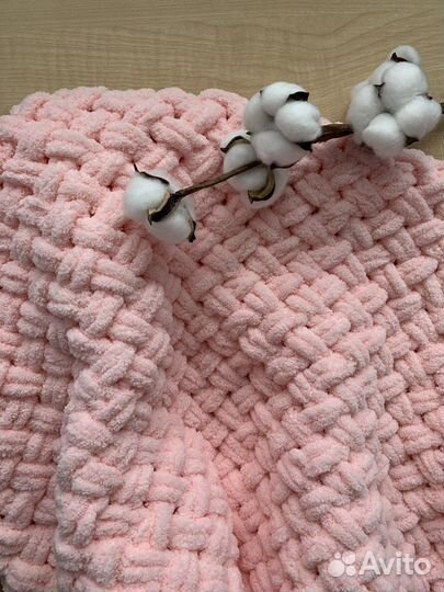 Плед детский плюшевый