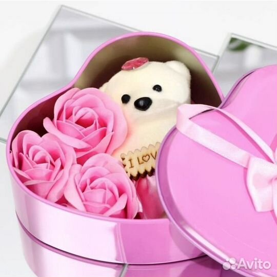 Мыльные розы. Подарочный набор