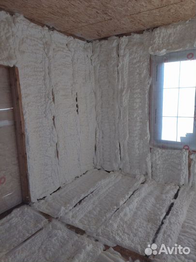 Утепление пенополиуретаном помещений