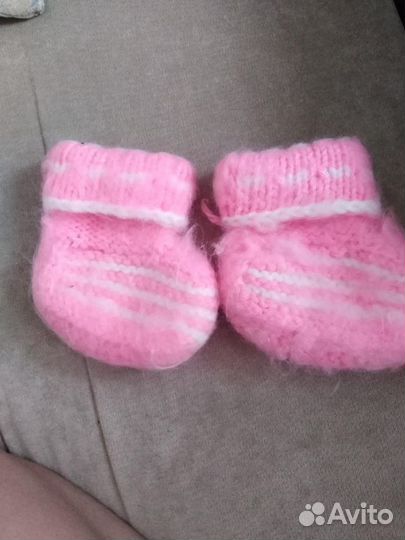 Носочки для новорожденного